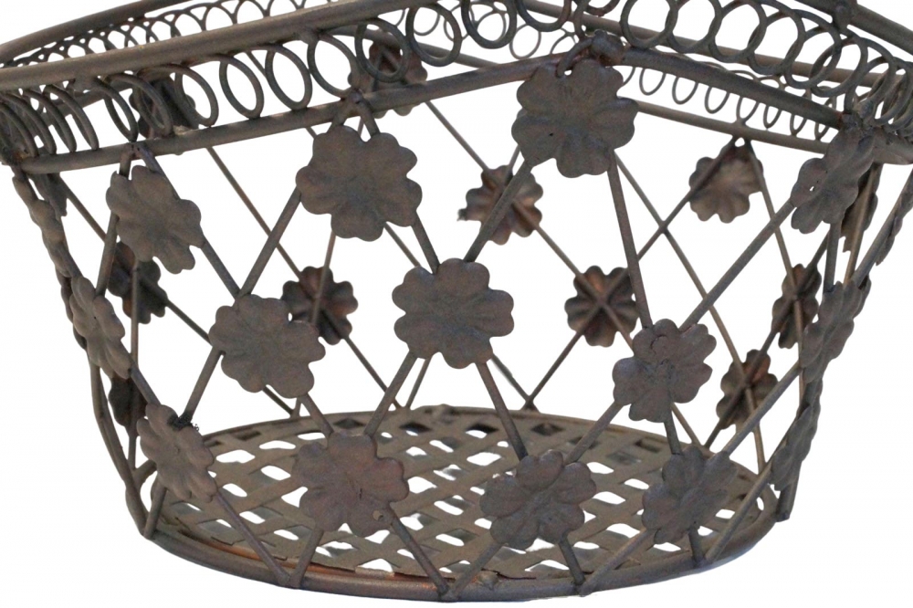 Henkelkorb Tecla groß ca. 40 cm - Gartendekoration
